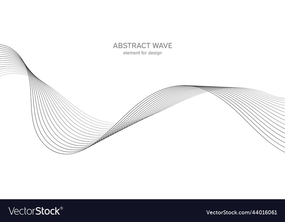 Abstract wave element for design digital vector image Abstract wave element for design digital