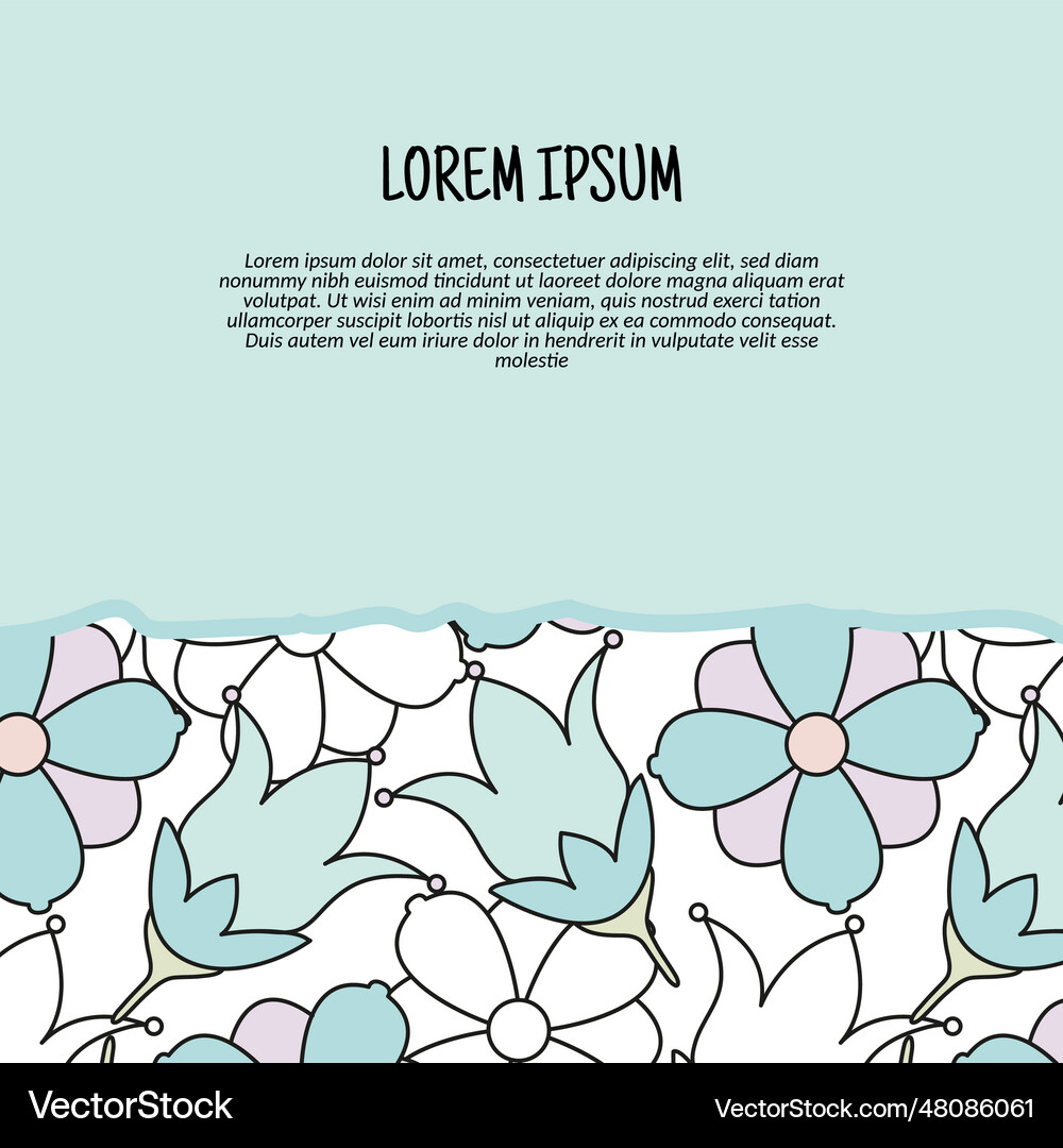 Floral seamless pattern background Royalty Free Vector Image