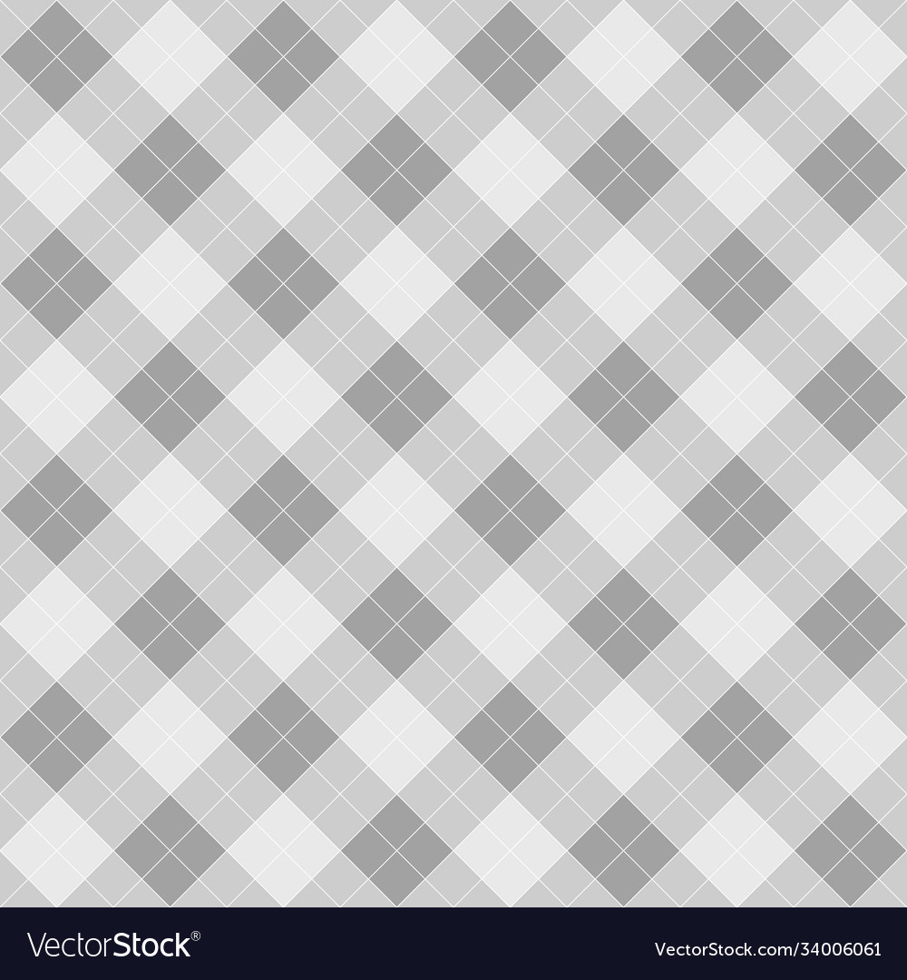 Grey Plaid Tile Pattern