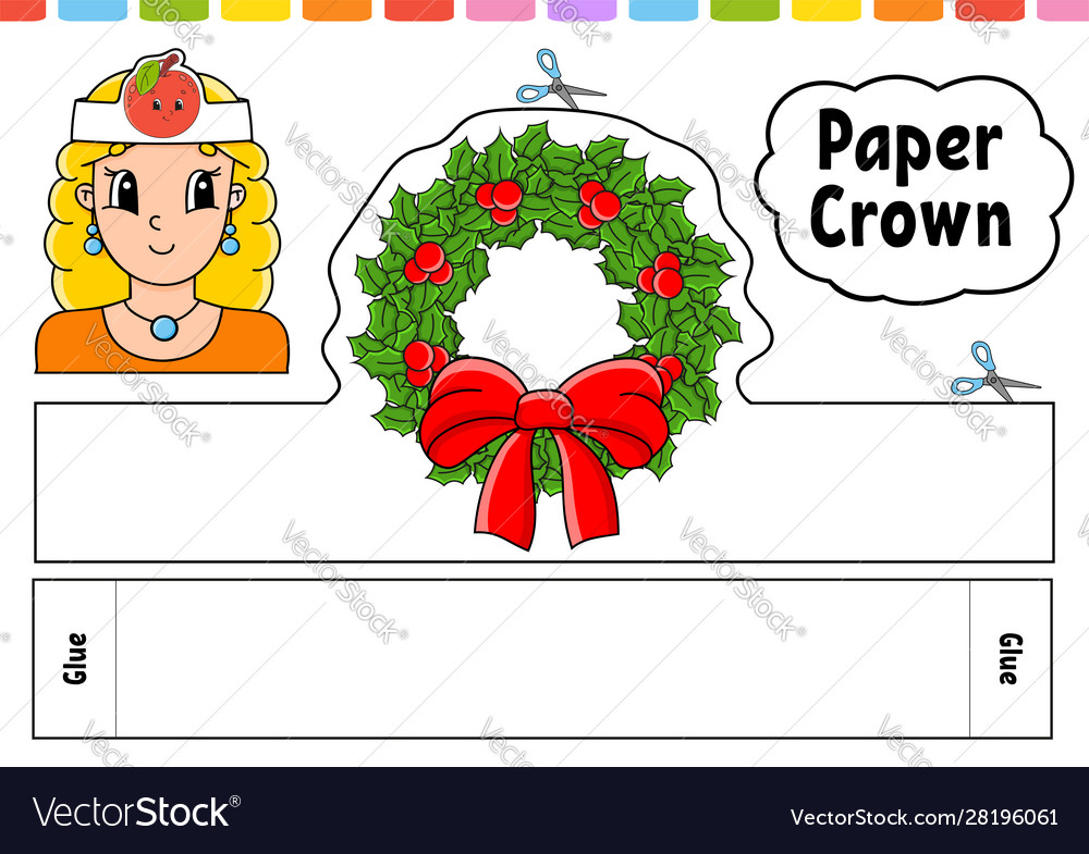 paper-crown-template-for-kids-games-parties-vector-image
