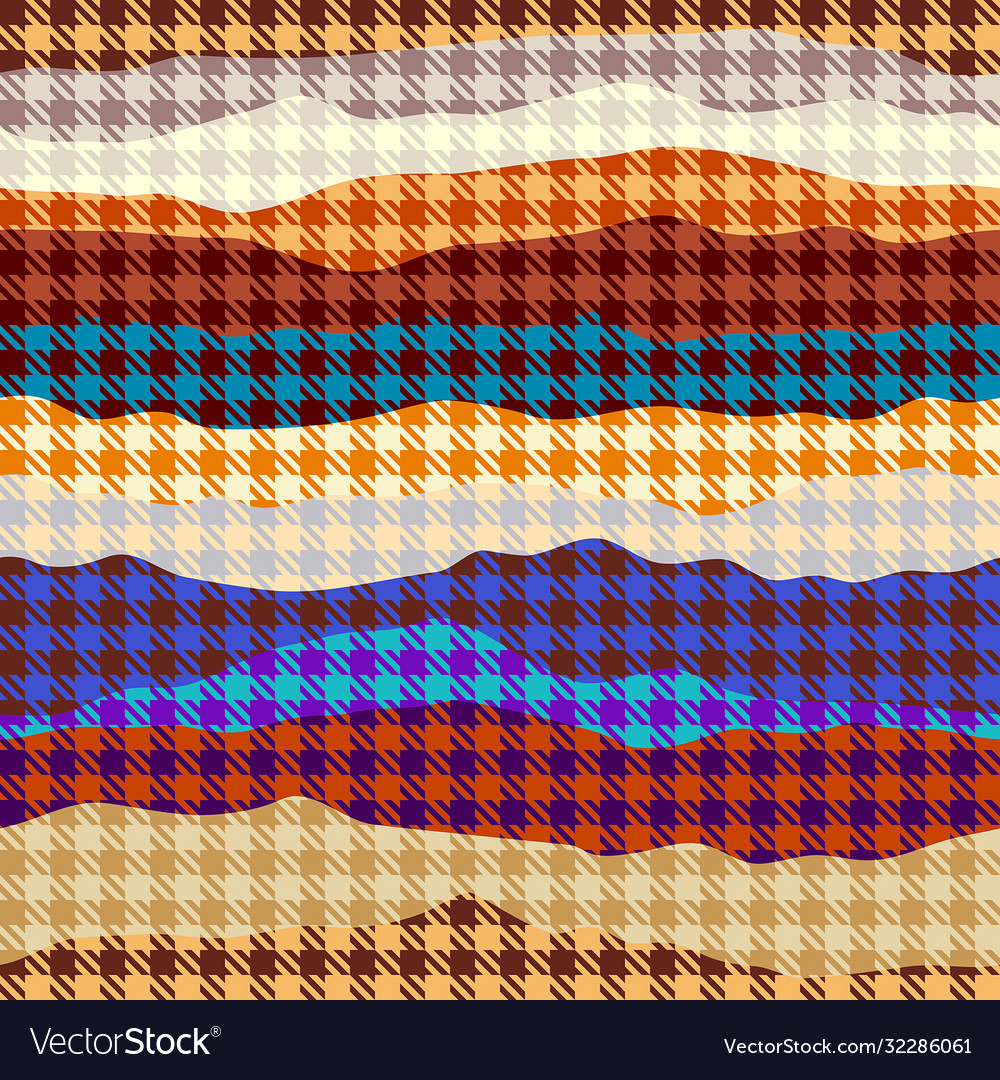 Patchwork textile pattern seamless quilting