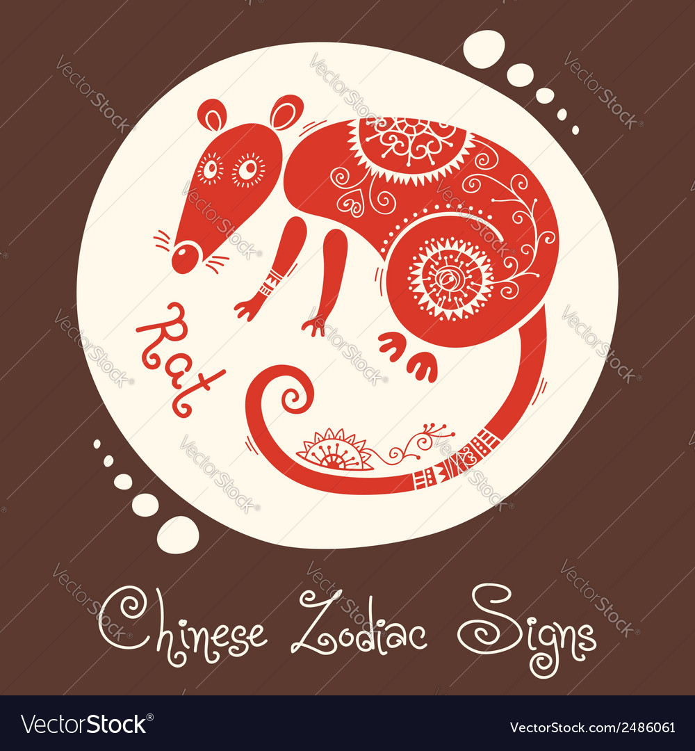 Rat chinese zodiac sign