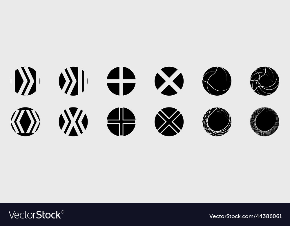 Retrofuturistic y2k geometry design elements Vector Image Retrofuturistic y2k geometry design elements