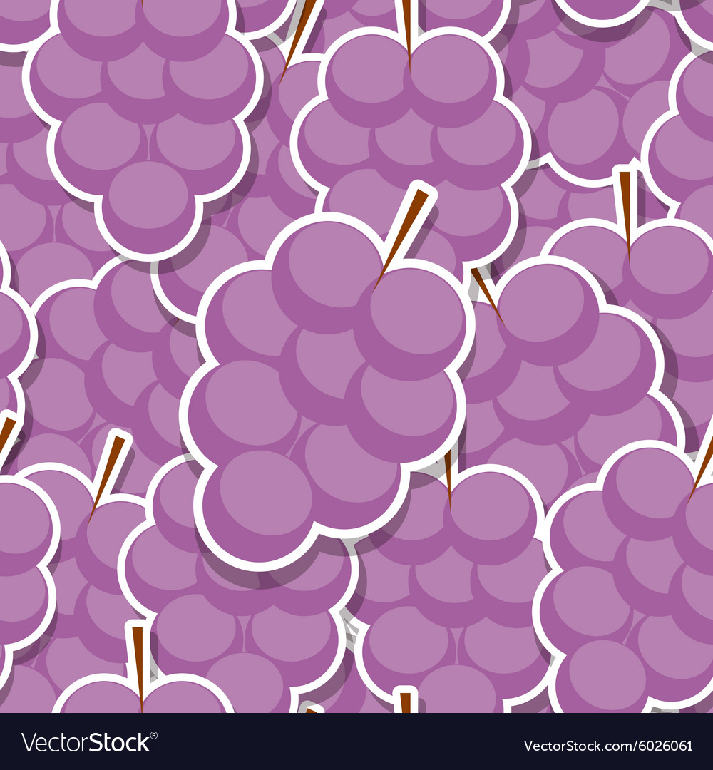 Seamless pattern background from grapes