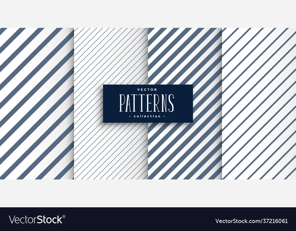 Set diagonal lines patterns design