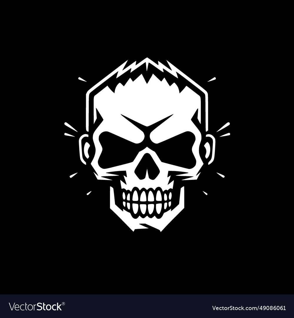 Skull - minimalist and simple silhouette