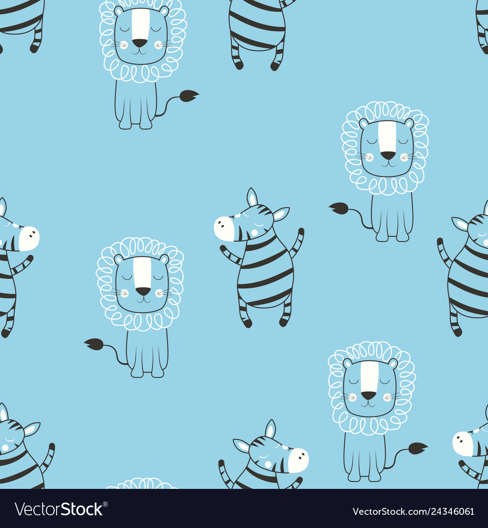 Zebra and Lion Pattern