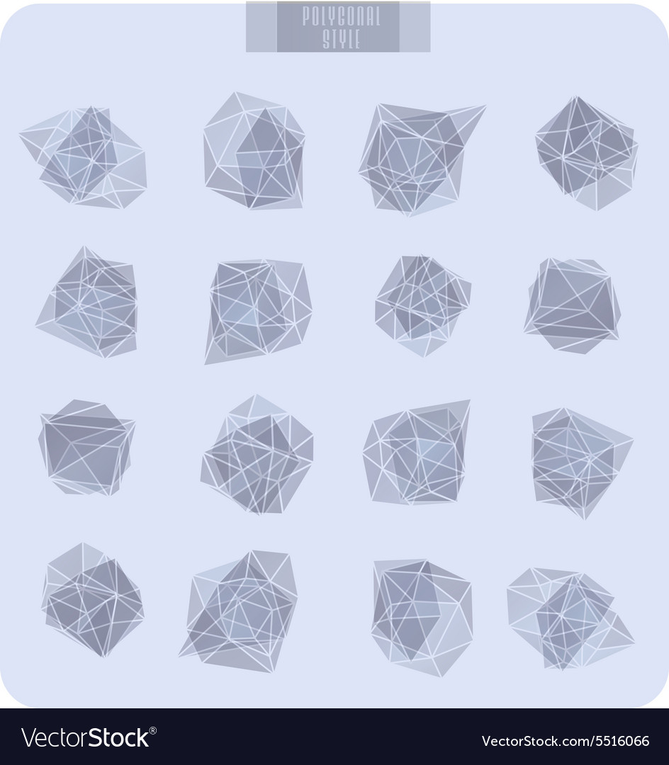 Abstract triangles design