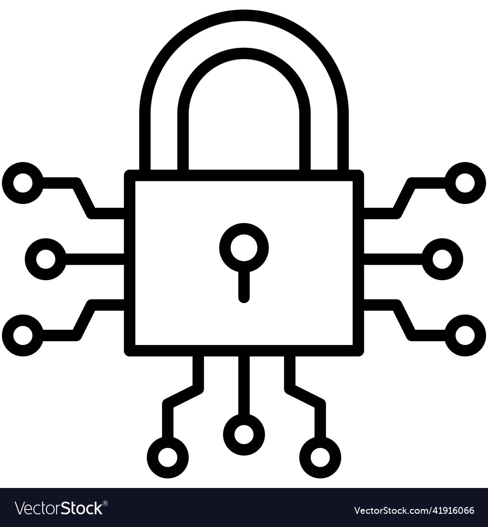 Cryptography icon blockchain related
