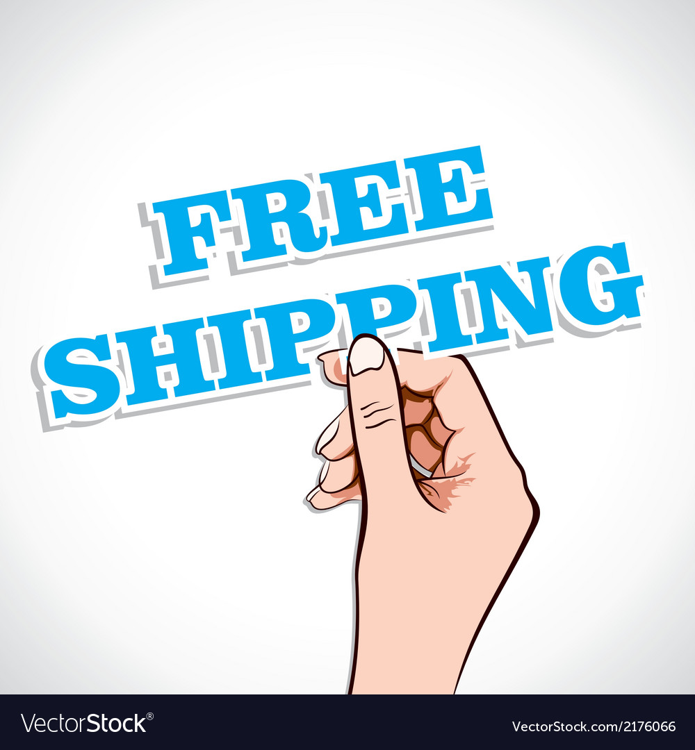 Free shipping in hand