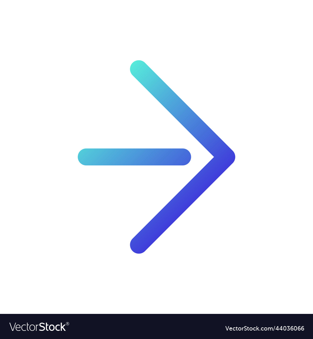 Bewegen Sie vorwärts Pixel perfekte Steigung lineare ui-Symbol