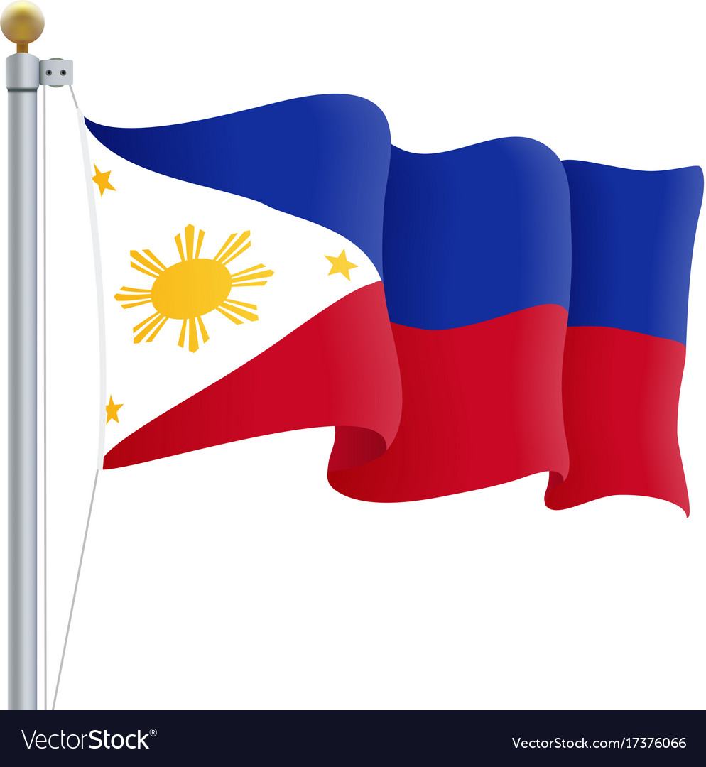 Waving Filipino Flag