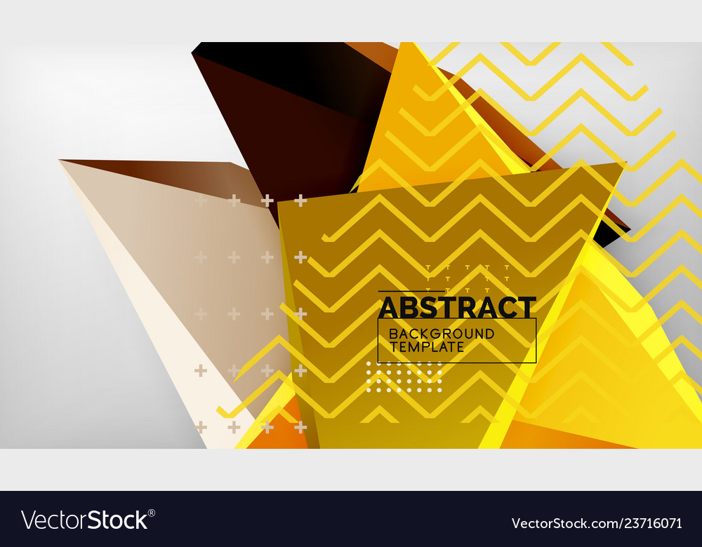 Abstract color triangles geometric background
