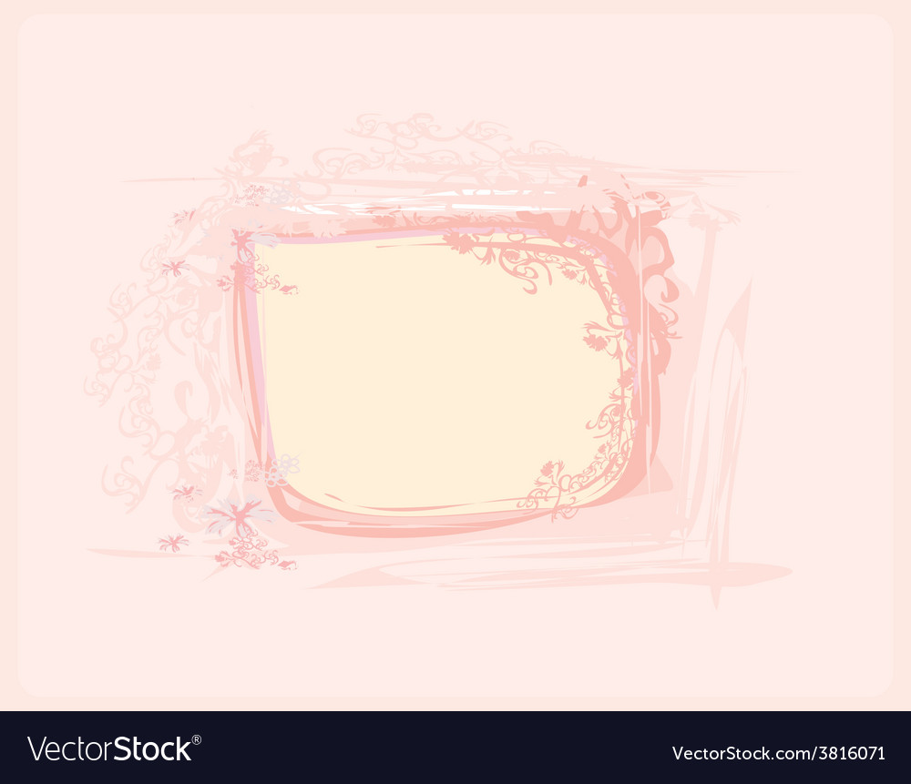 Abstract frame with space for your text