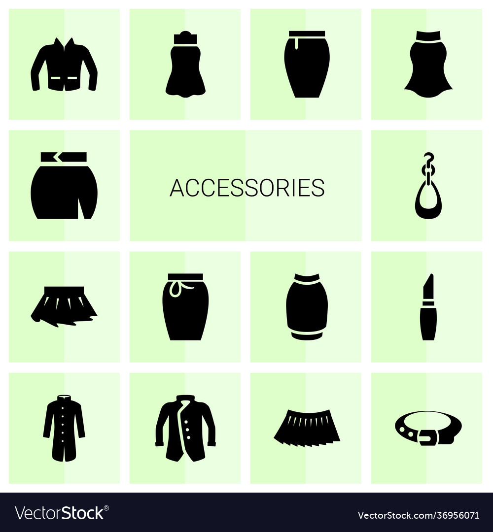 Accessories icons