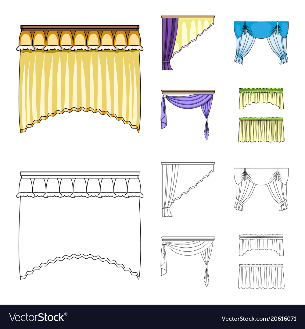 Different types of window curtainscurtains set