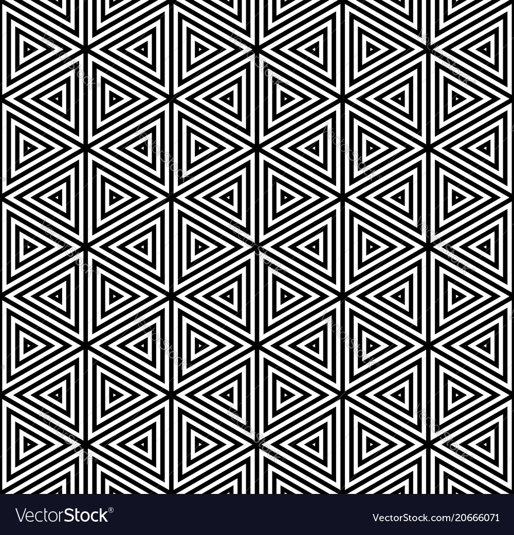 Triangular Hexagon Pattern