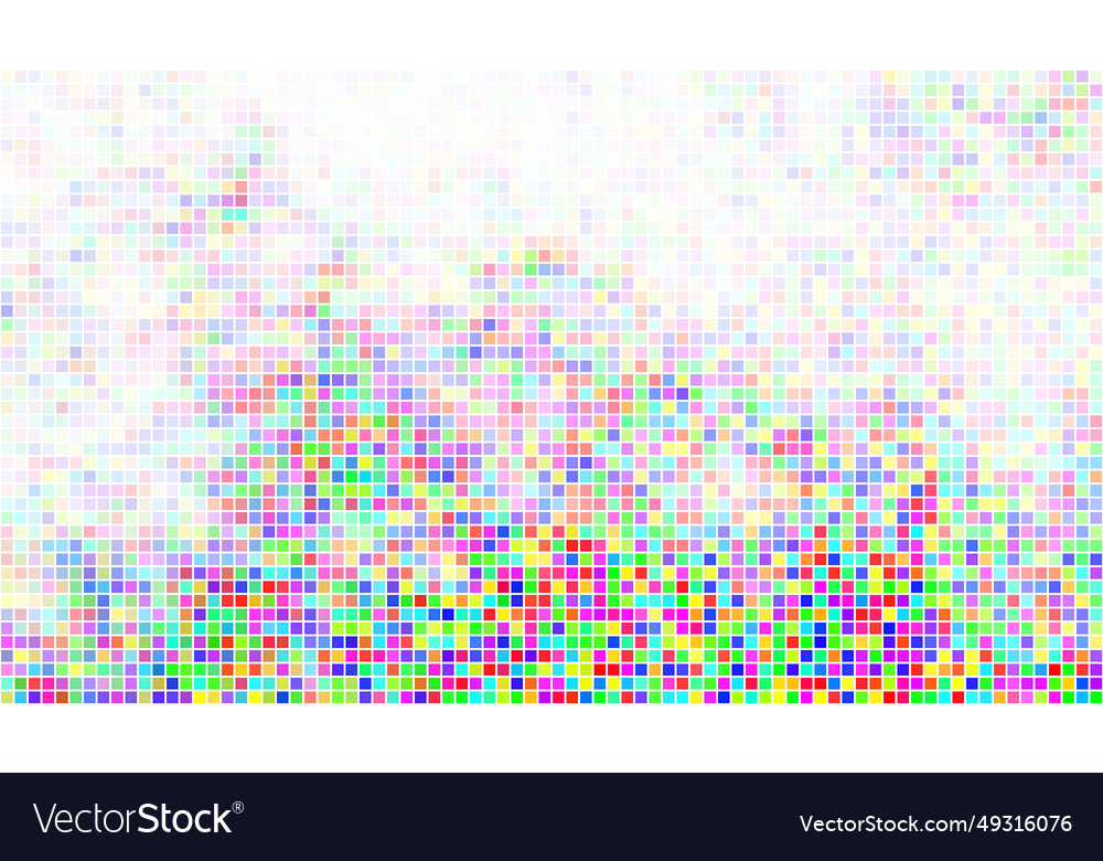 Abstract spectrum colorful bottom mosaic