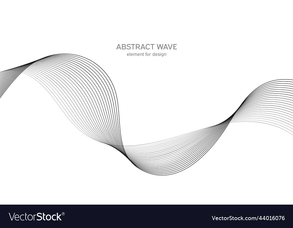 Abstract wave element for design digital vector image Abstract wave element for design digital