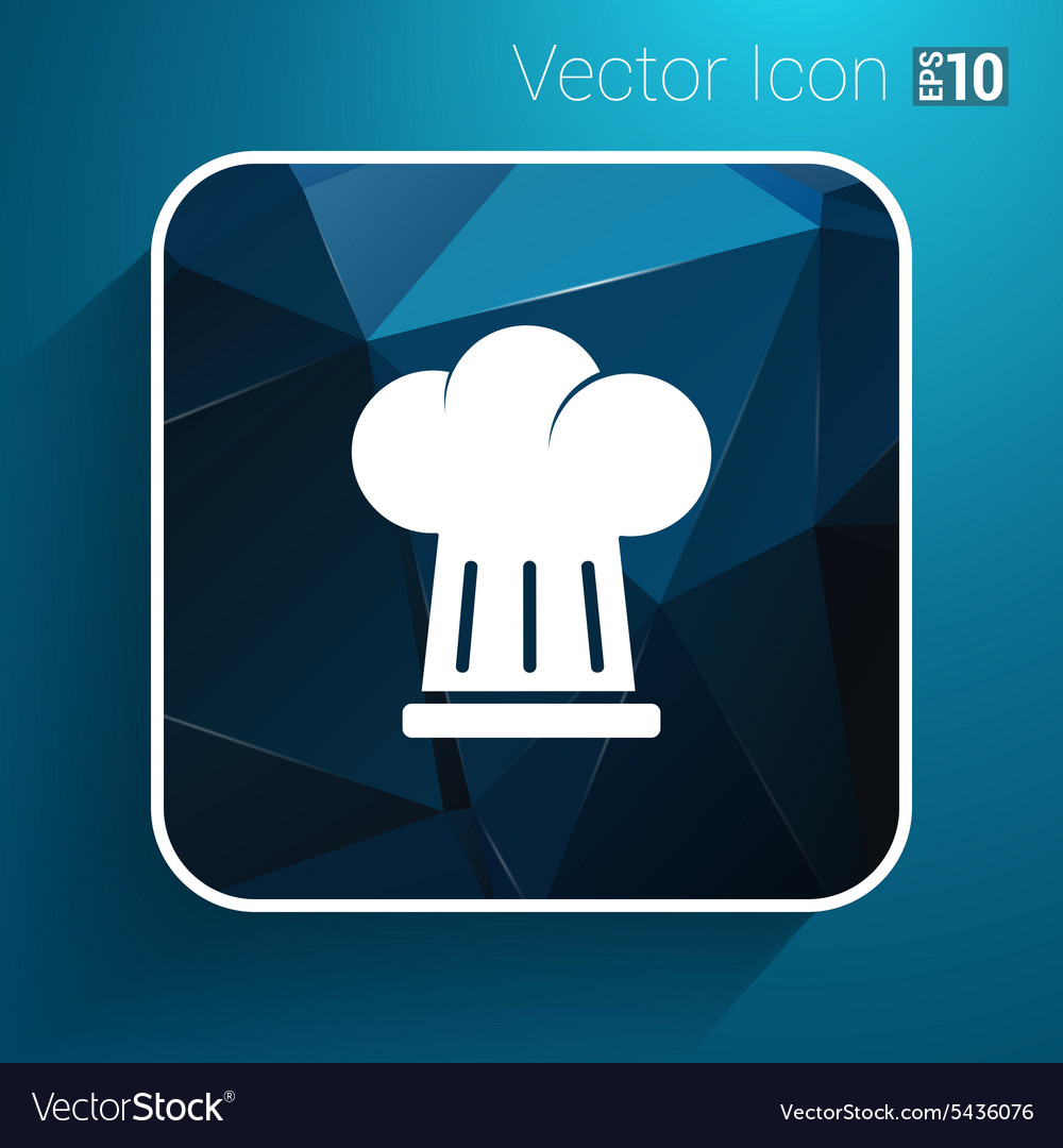Chef hat icon design in format