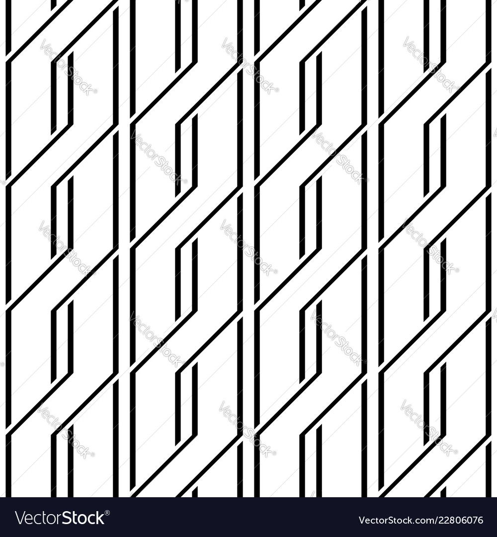 Design seamless monochrome zigzag pattern