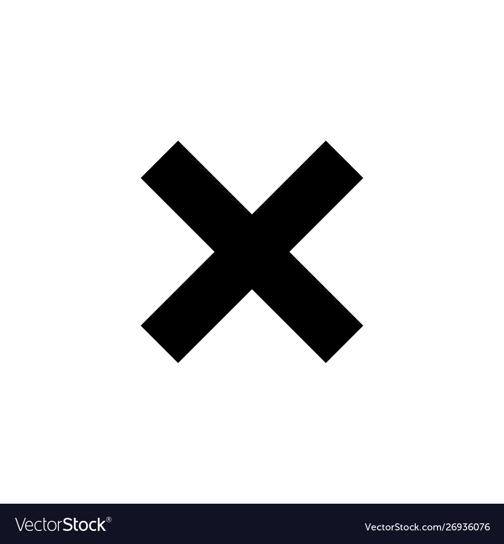 Green check mark and red cross icon set circle