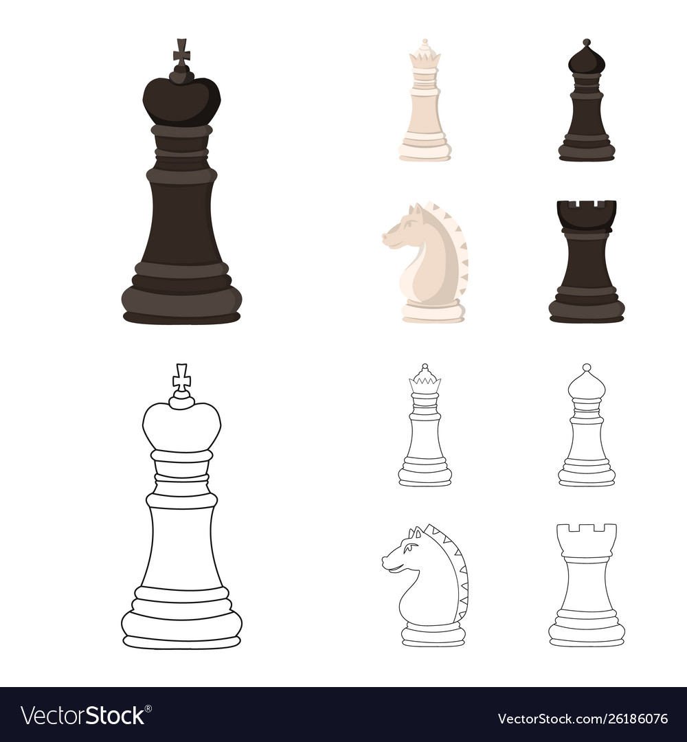 Isolated object checkmate and thin logo