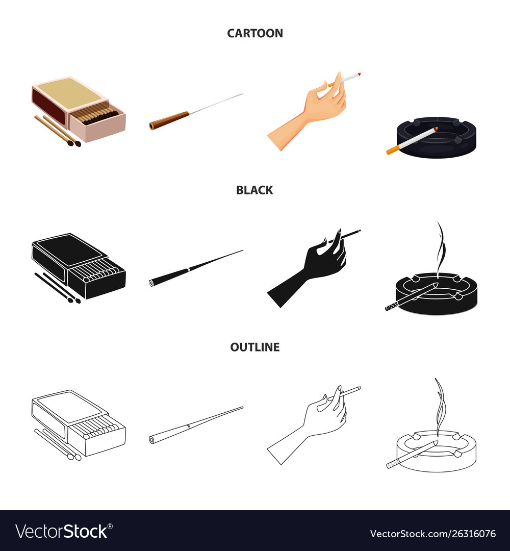 Isolated object refuse and stop icon set vector image Isolated object refuse and stop icon set