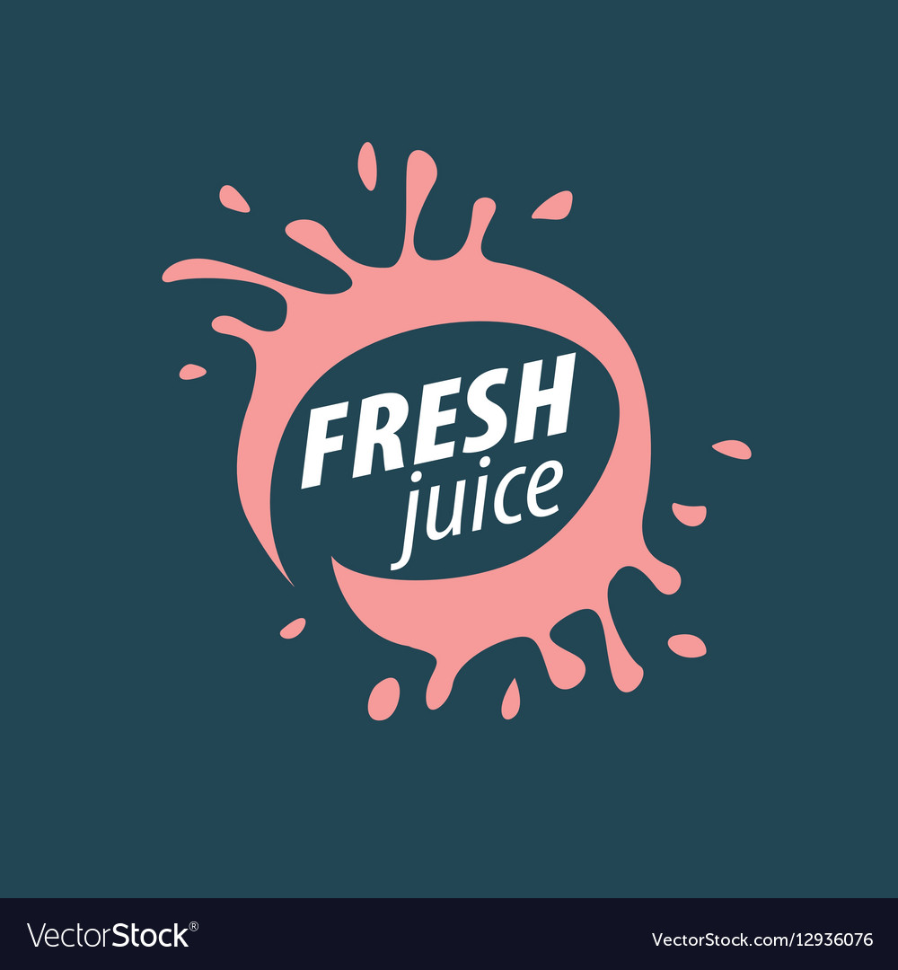 Juice splash sign Royalty Free Vector Image - VectorStock