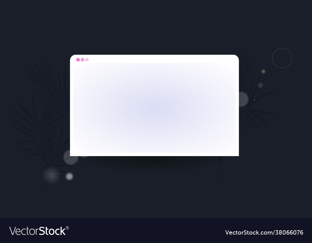Moderne Web-Browser Fenster Internet leere Seite ui