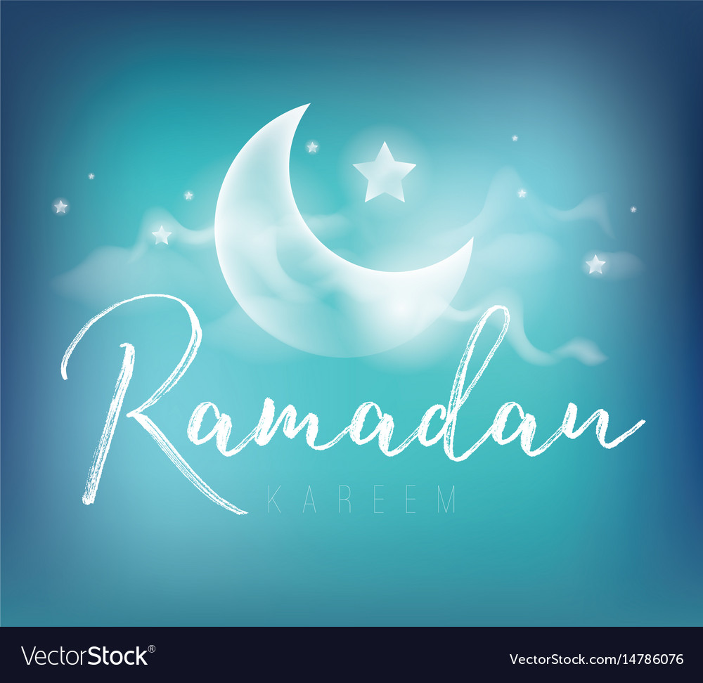 Ramadan kareem greeting card design