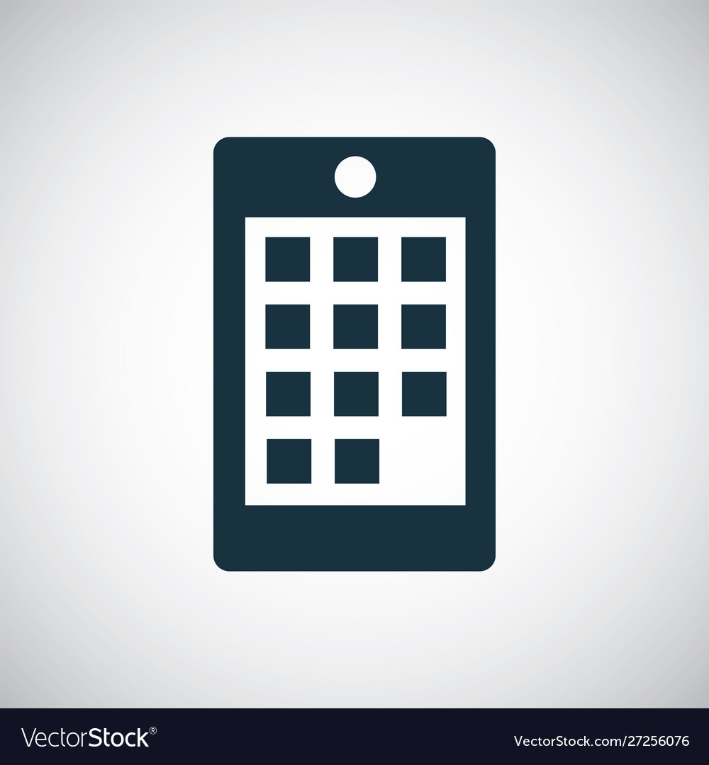 Smartphone apps icon for web and ui