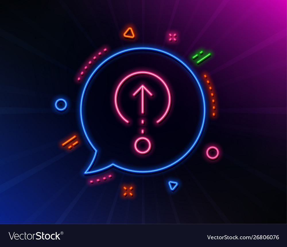 Swipe up line icon scrolling arrow sign landing vector image Swipe up line icon scrolling arrow sign landing
