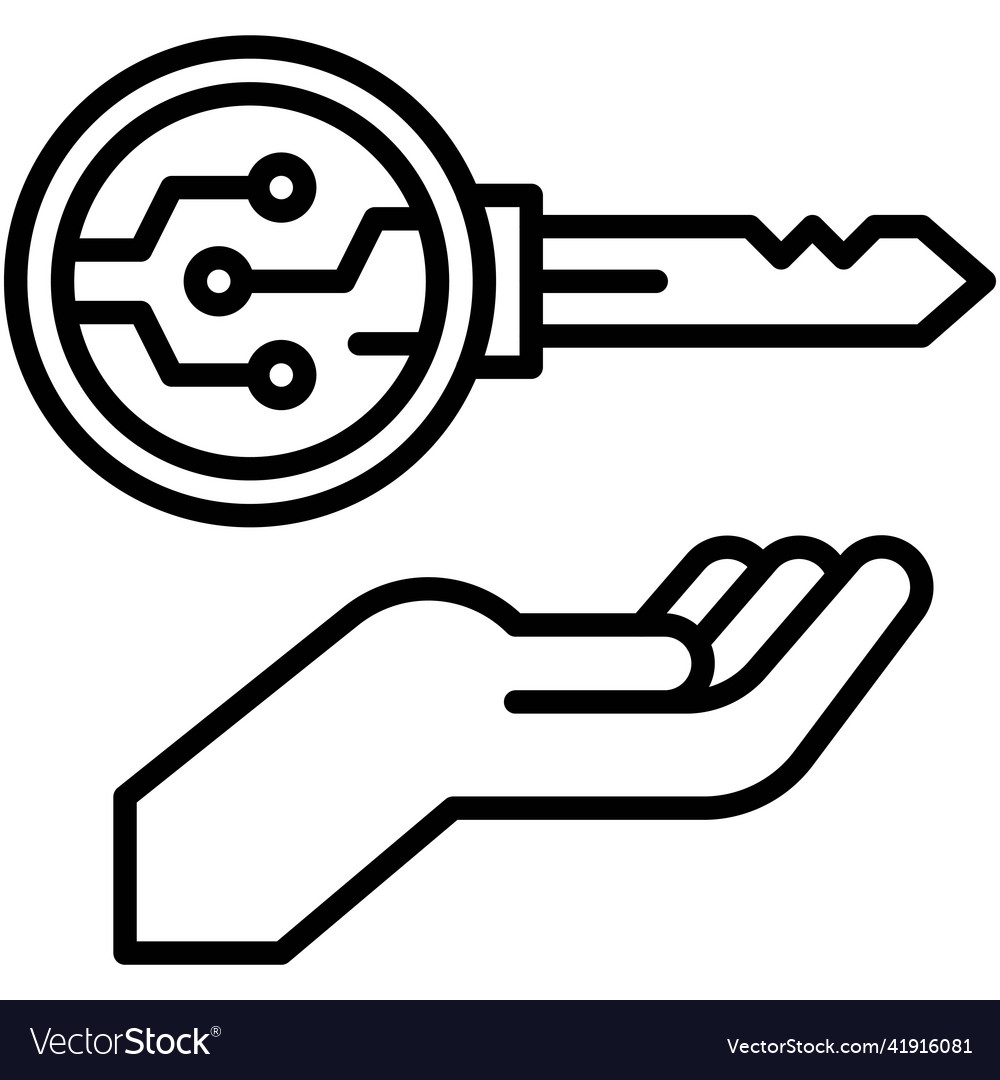 Access icon blockchain related