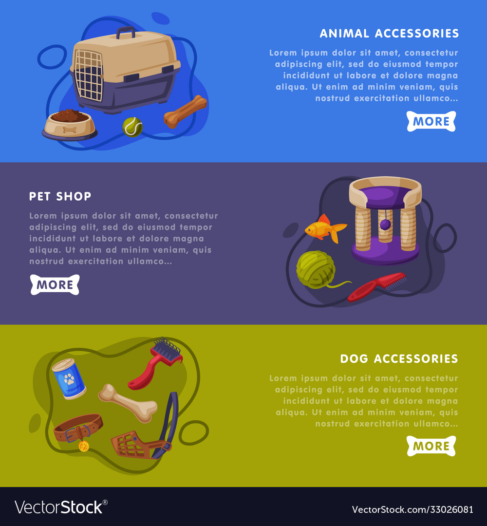 animal-accessories-pet-shop-landing-page-vector-image