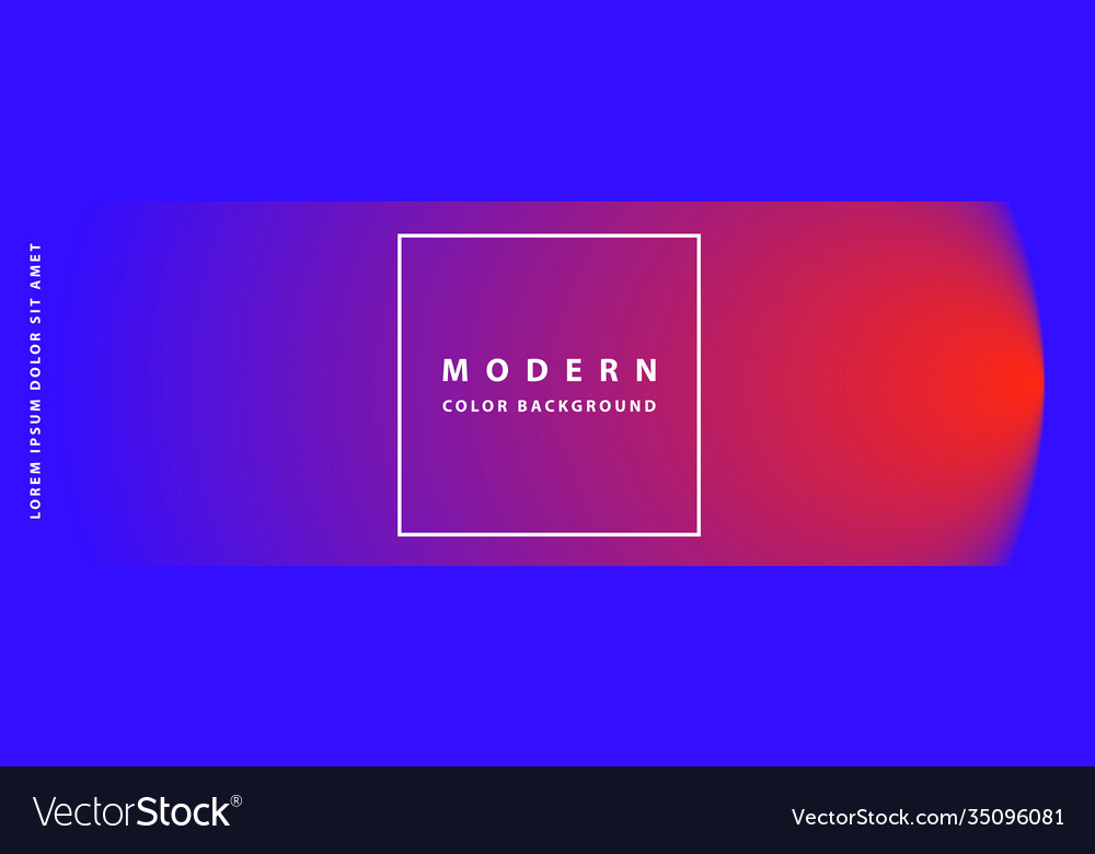 Banner template design with header interface