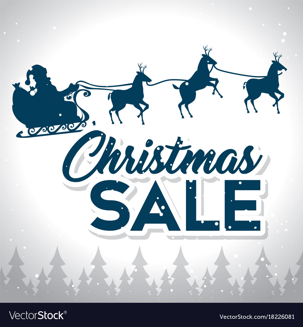 Christmas sale banner background