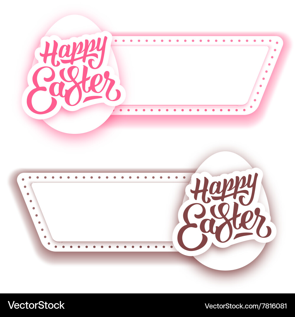 Easter banners set Royalty Free Vector Image - VectorStock