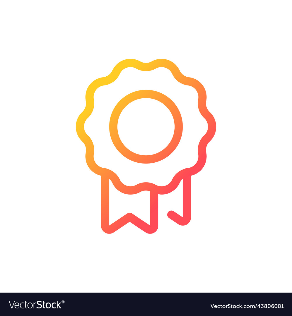 High quality mark pixel perfect gradient linear vector image High quality mark pixel perfect gradient linear