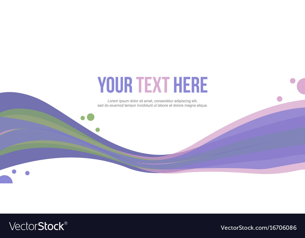 Abstract background header wave style
