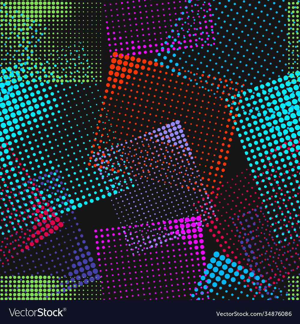 Abstract seamless chaotic pattern with urban