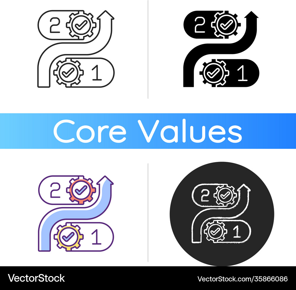 Consistency icon Royalty Free Vector Image - VectorStock