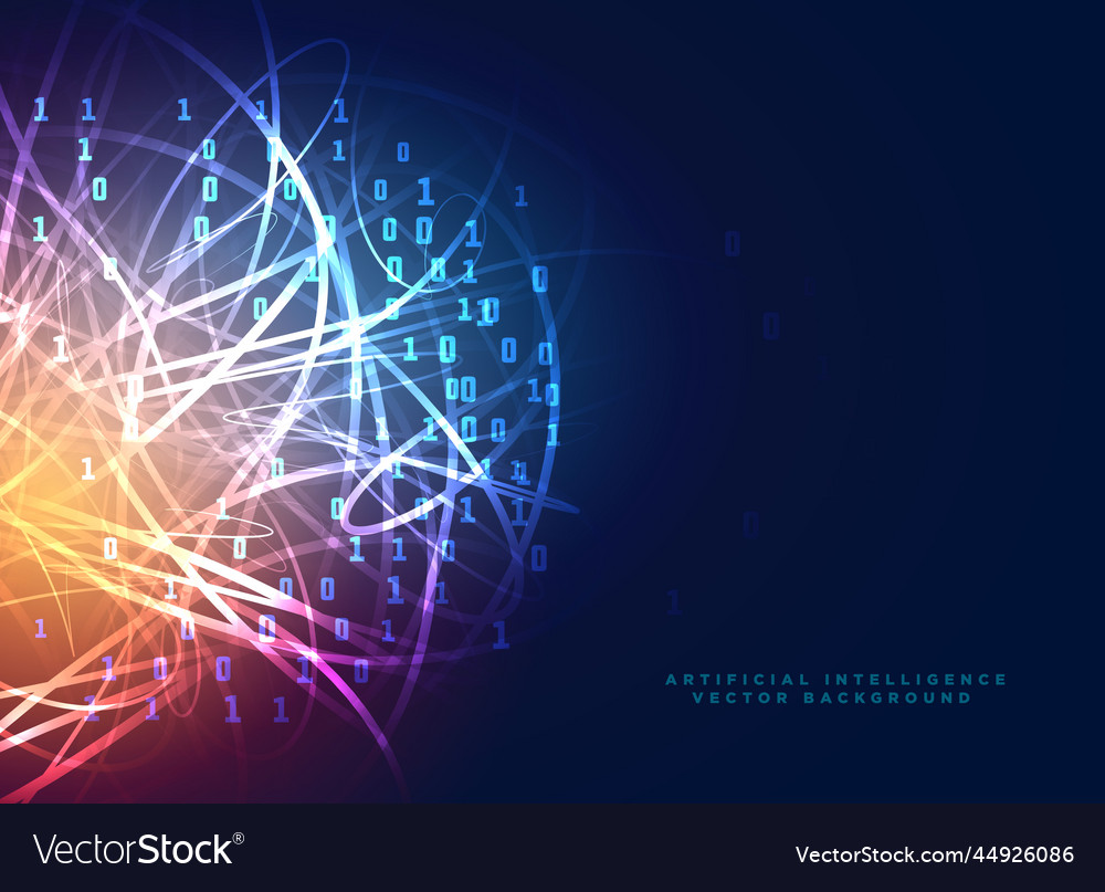 Digital technology design with abstract letwork