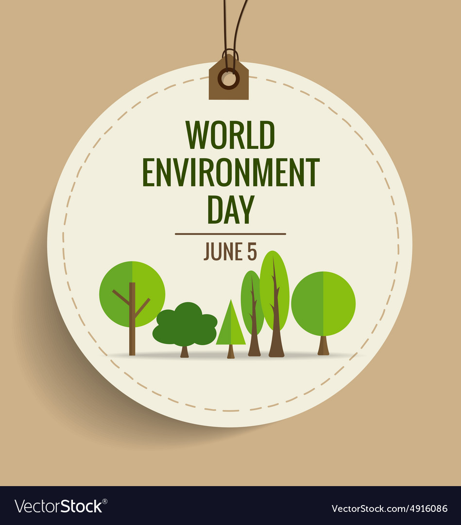 Nature banner world environment day concept Vector Image