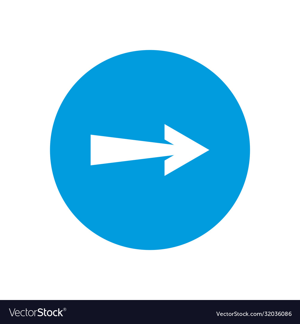 Next arrow or right direction block style icon