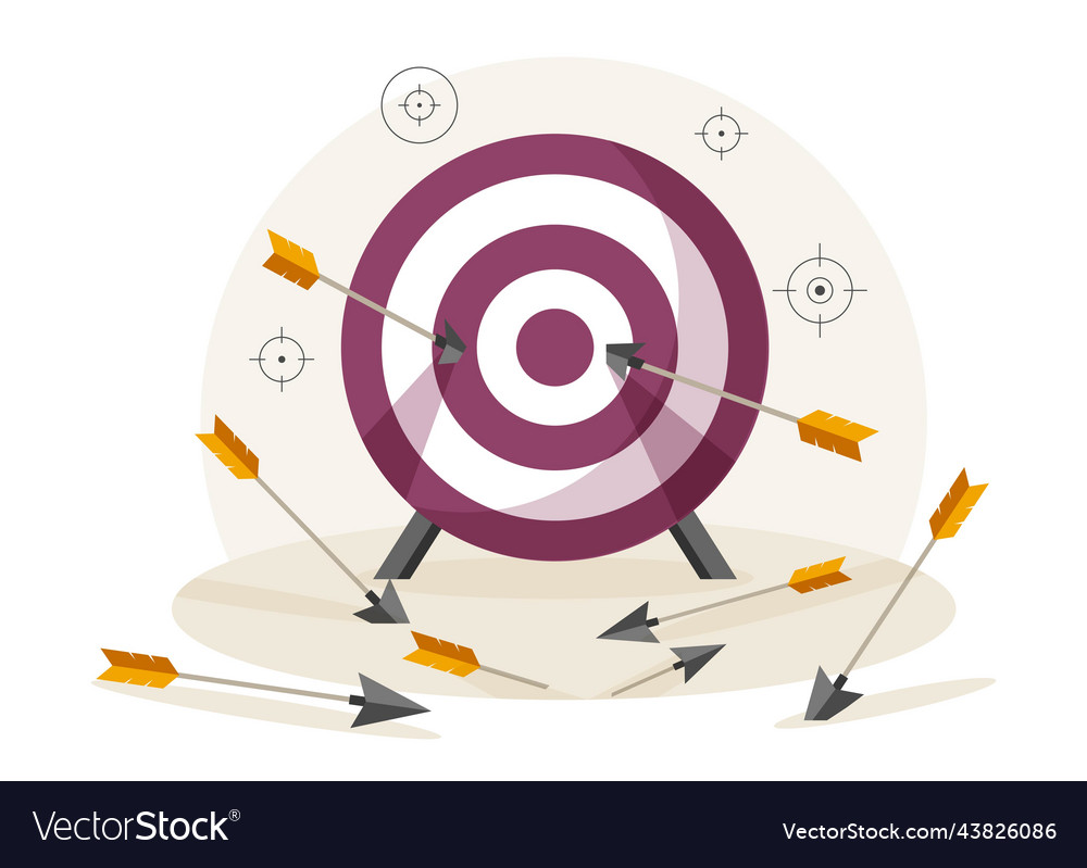 Target with Arrows - Goal Setting