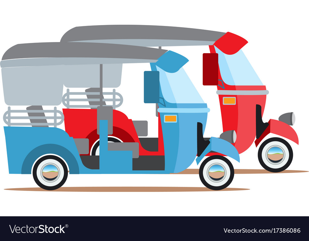 Vacation electric car on the theme of summer