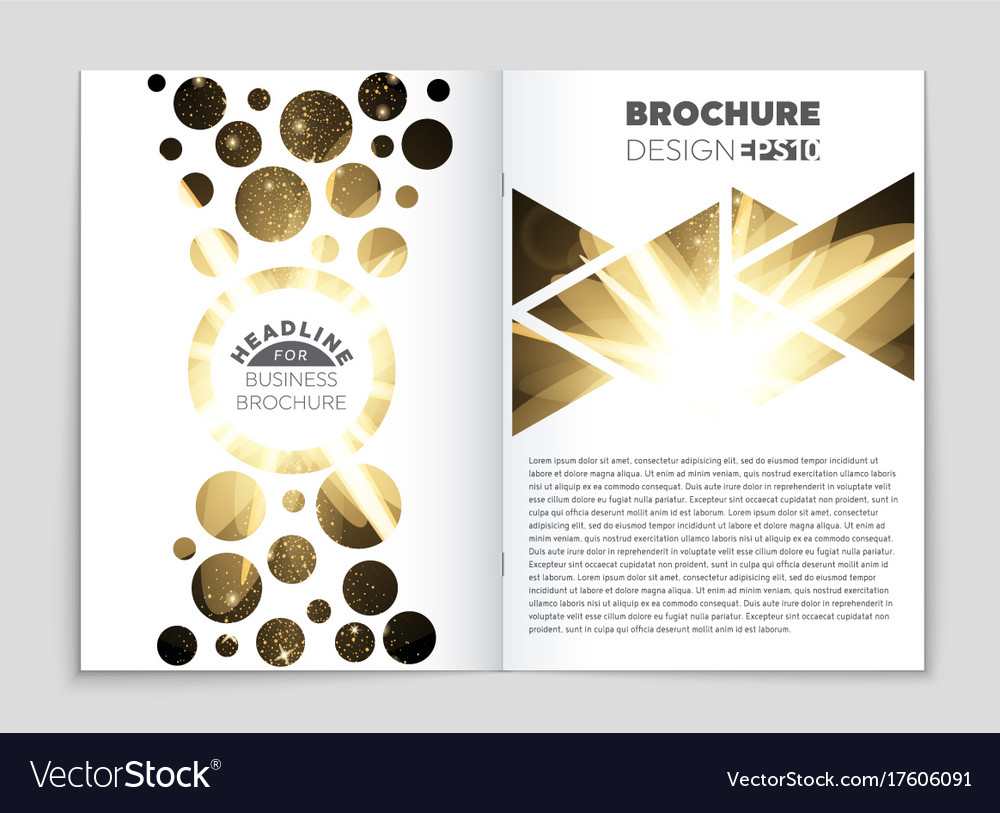 Abstract layout background set for art