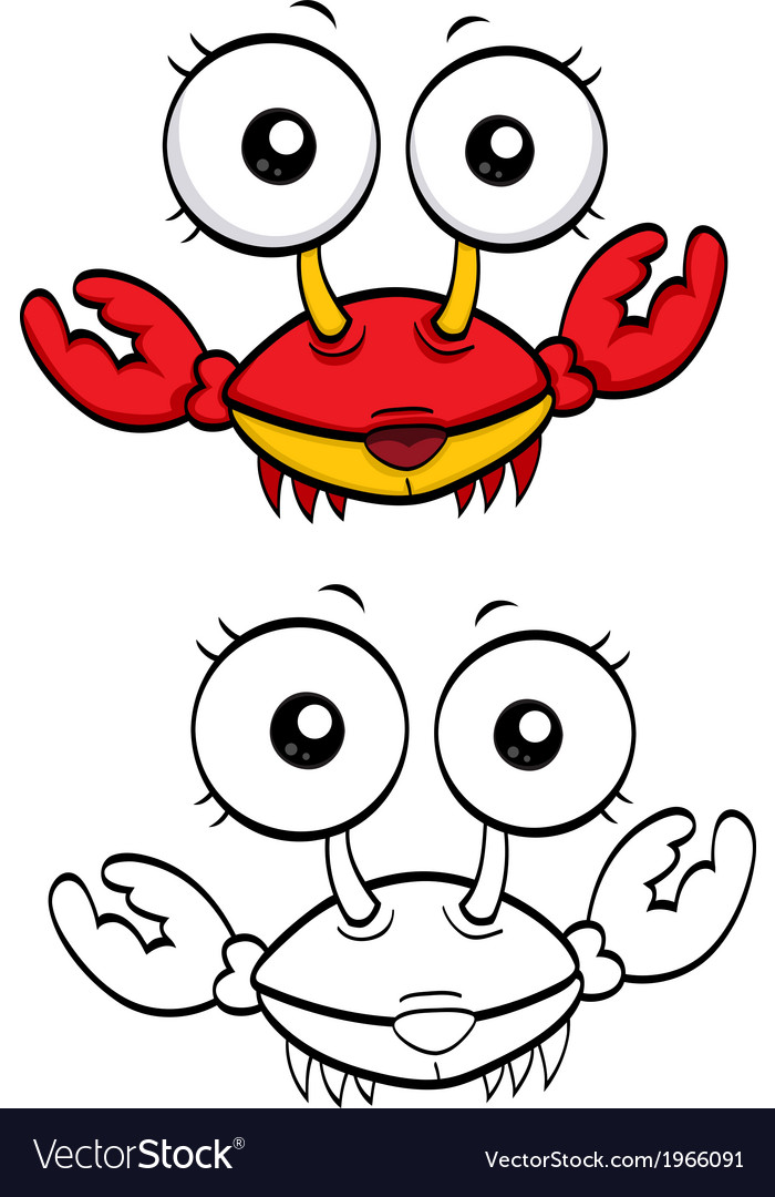 Cartoon crab