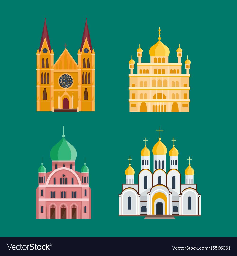Kathedrale Kirche Tempel Gebäude Landmark Tourismus vector image Kathedrale Kirche Tempel Gebäude Landmark Tourismus
